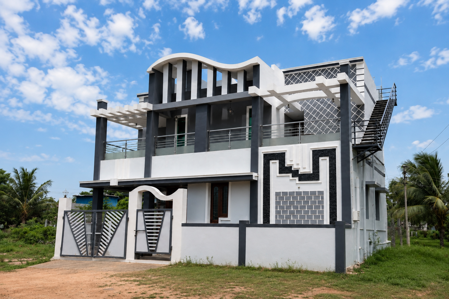 Modern Duplex Home