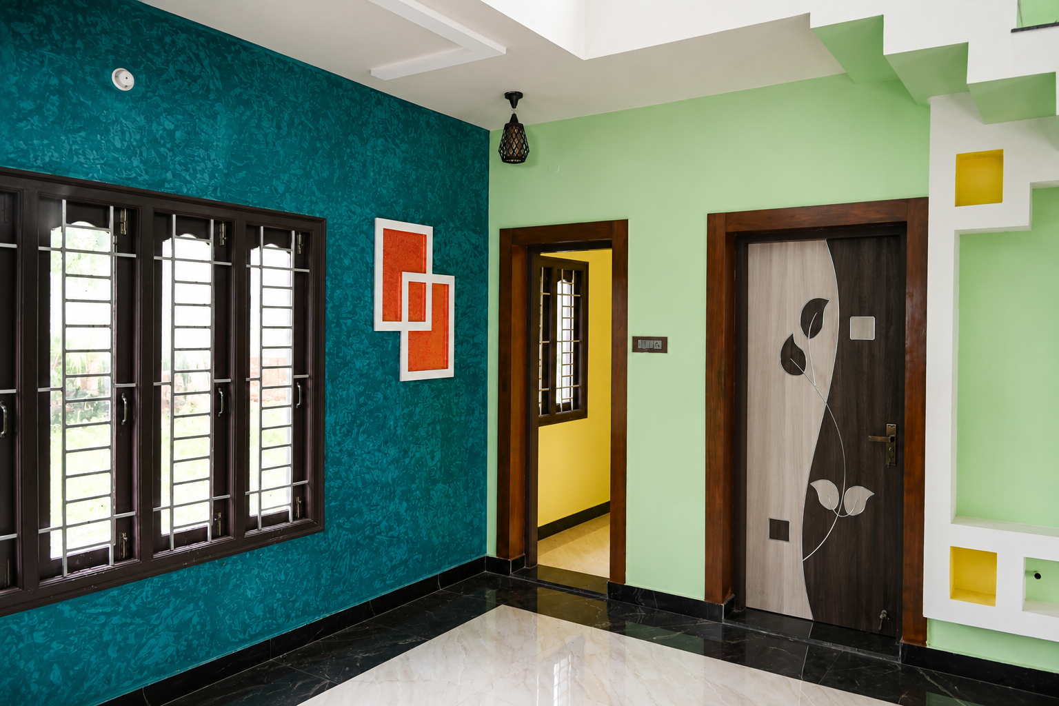Vibrant Hall Interior